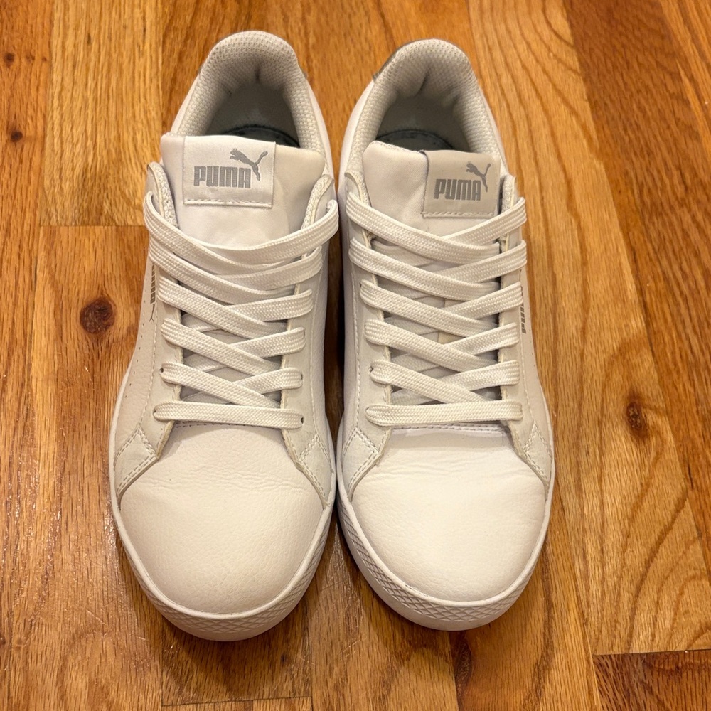 Puma Classic White Leather Sneakers